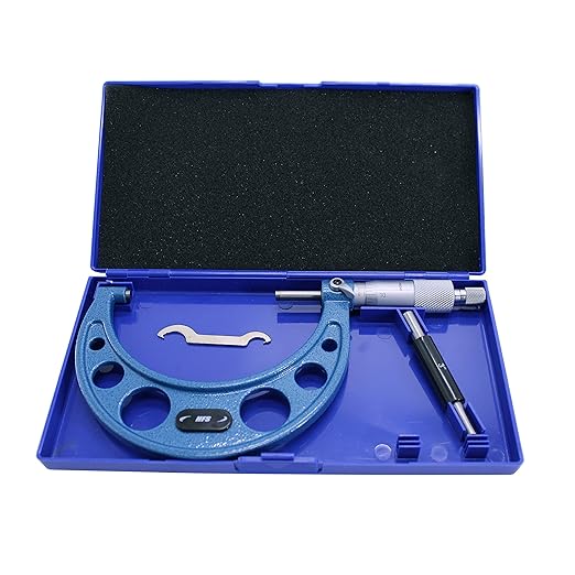 HFS(R) 3-4" Outside Micrometer with 0.0001" Accuracy, Carbide Anvil and Laser-Etched Scale