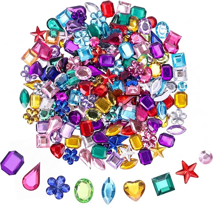 JPSOR 1500pcs Rhinestone Gems Jewels by JPSOR