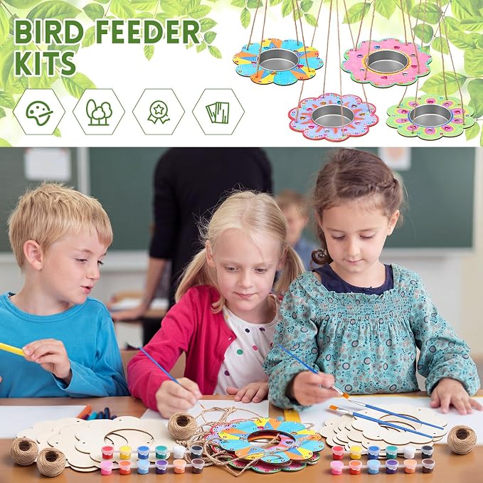 CroBlissful 12 Pack Bird Feeder Craft Kits - Image 4