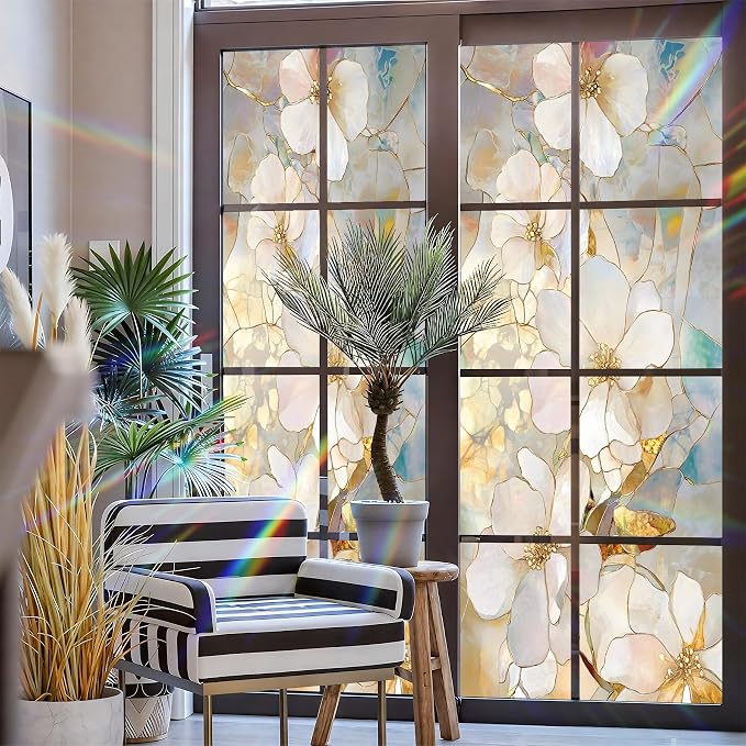 Stained Glass Window Privacy Film Static Cling - Image 3