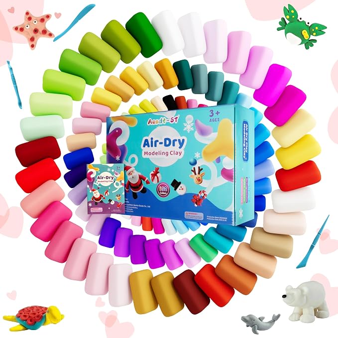 Air Dry Clay 102 Colors, Modeling Clay - Image 2