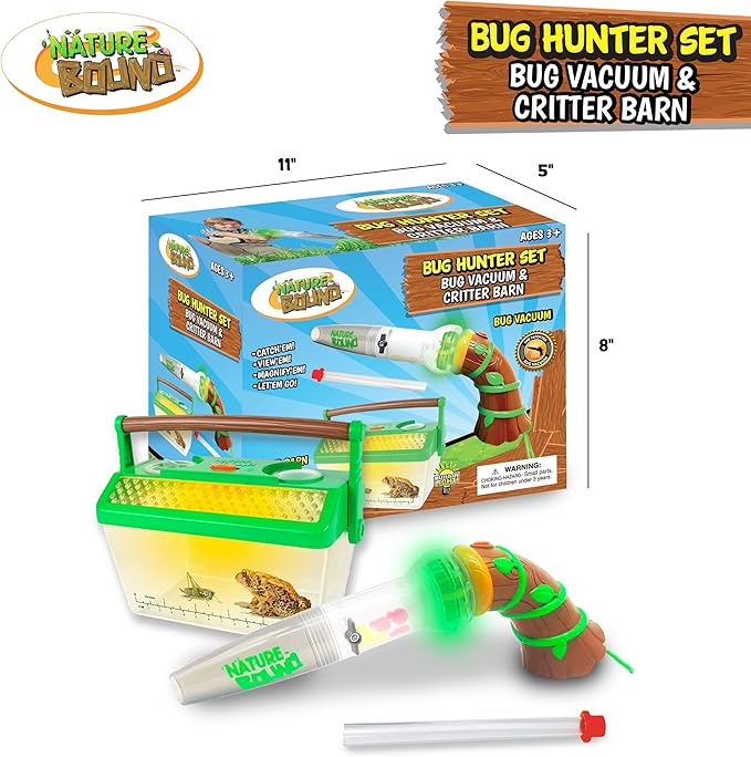 Nature Bound Bug Catcher Toy, Eco-Friendly Bug Vacuum, Catch and Release - Image 2