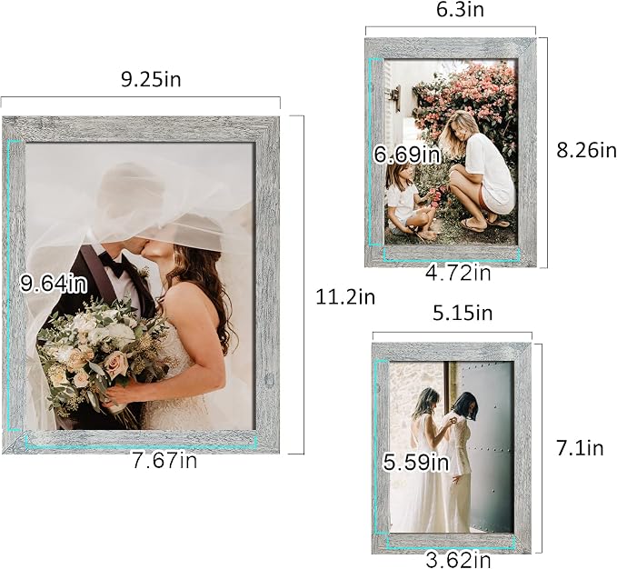 LUCKYLIFE Picture Frame Set 10-Pack, Gallery Wall Frame Collage - Image 5
