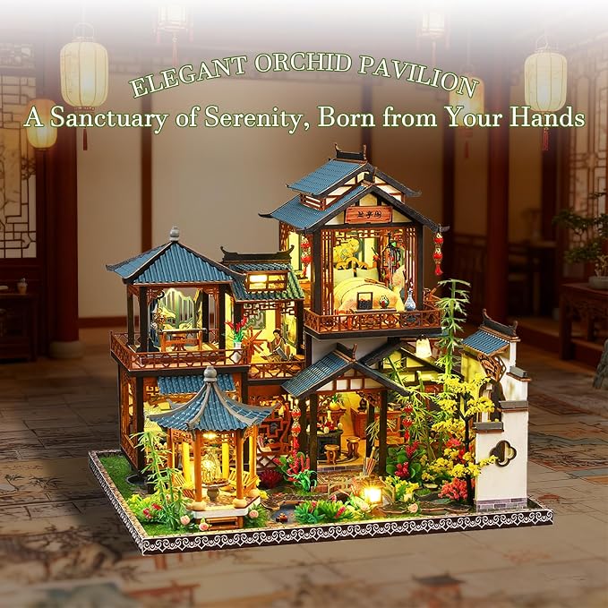 OZJAY Miniature House Kit, Mini House Building Kit - Image 2