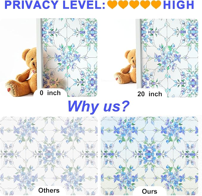 SOMWISE Frosted Glass Window Privacy Film - Image 6