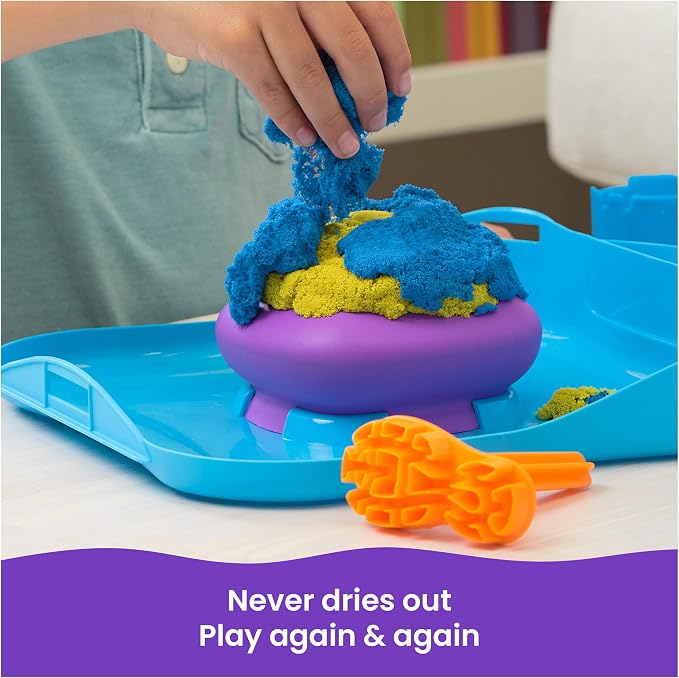 Kinetic Sand SquishMotion Playset, Moldable Play Sand Sensory Toys, Ages 5+ | - Image 8