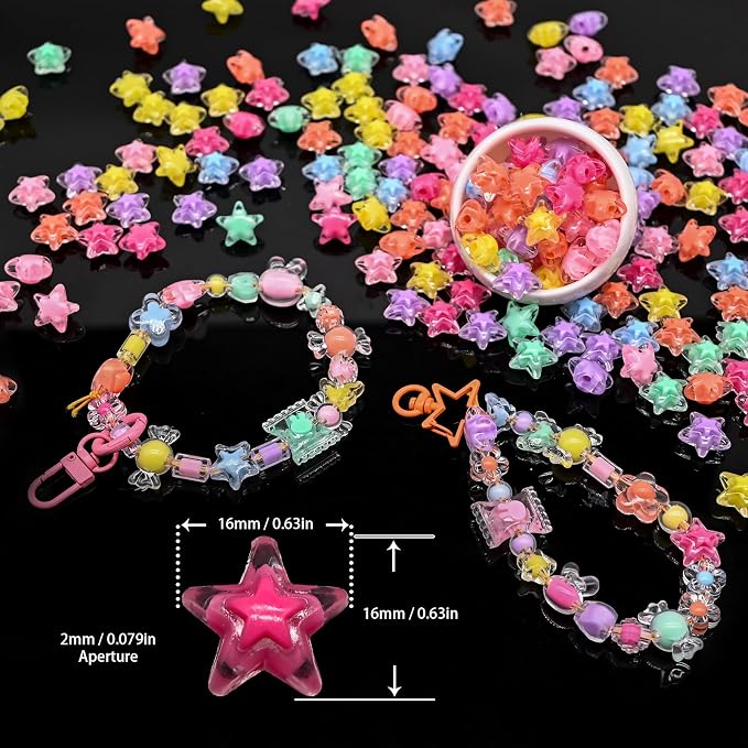 200+ pcs Candy Bulk Assorted Cute Kandi Beads - Image 2