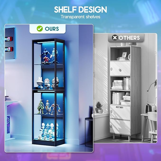 AMERLIFE RGB Display Open Cabinet - Image 5