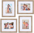 Sheffield Home 4 Piece Gallery Wall Frame Set, 8x10 Inch, Light Natural by SheffieldHome
