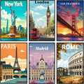 CHWGLFGG Travel City Paint by Numbers Kit by CHWGLFGG