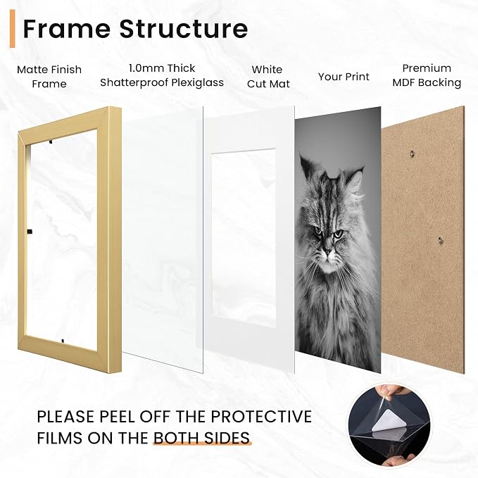Venusmiles 15 Pack Picture Frames Collage Wall Decor, Gallery Frame Set - Image 5