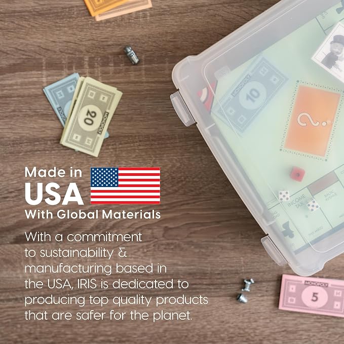 IRIS USA Board Game Storage Containers, and Fits 8.5" x 11" or A4 Papers - Image 8