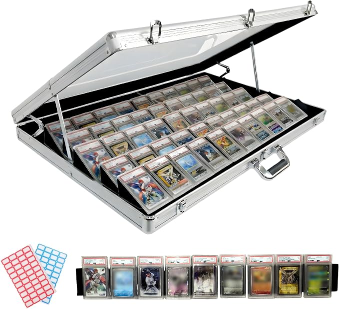 Professional Large Card Display Case | 34 x 22 inches | Tabletop TradeShow by TheCollectorsHubs