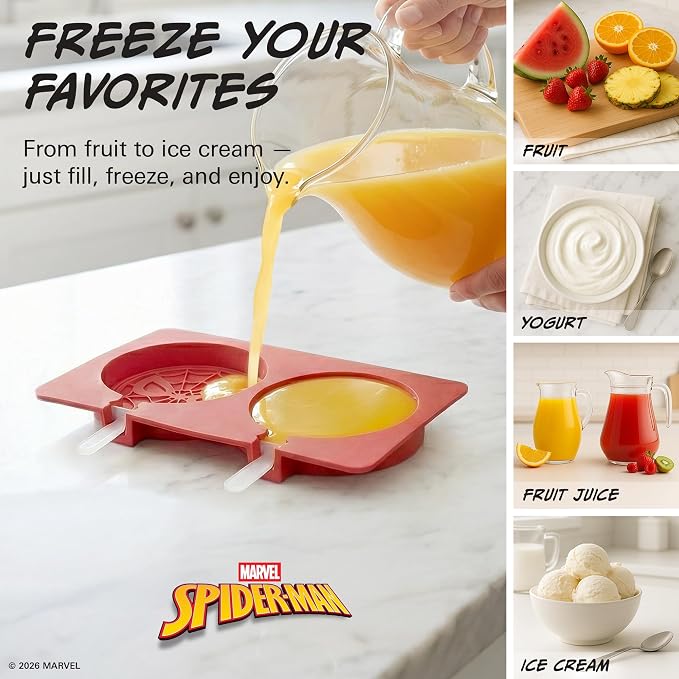 Marvel Spider-Man Silicone Popsicle Molds - Image 4