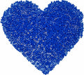1000 Pcs 5mm Deep Blue Melting Fuse Beads by Yowamho