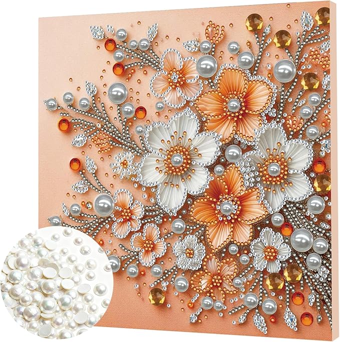 POETRYDRAW 3D Pearl Diamond Art Painting Kit by POETRYDRAW