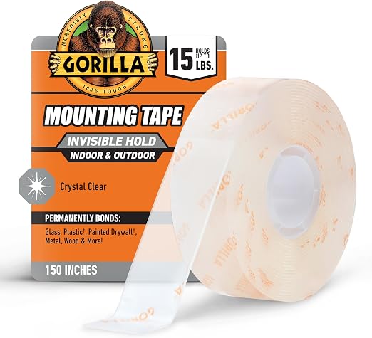 Gorilla Tough & Clear Double Sided Mounting Tape by Gorilla