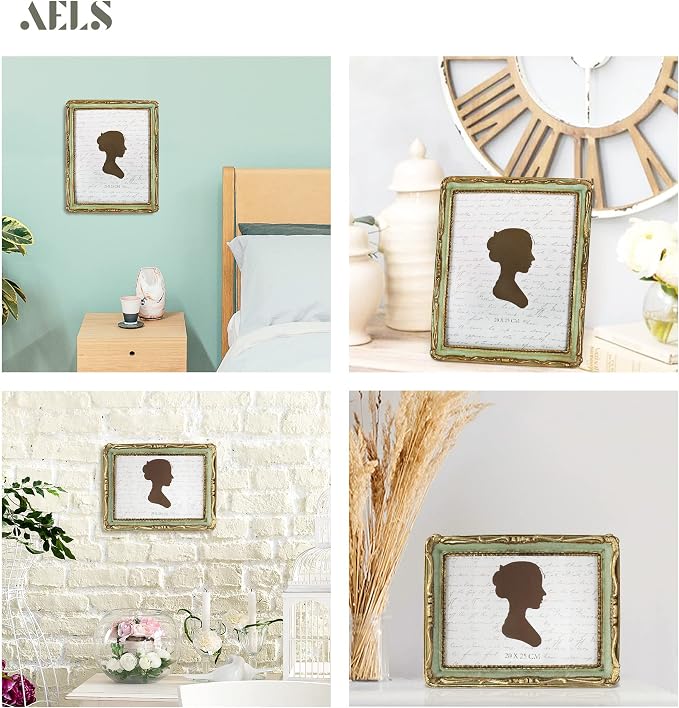 AELS 8x10 Inch Vintage Picture Frame, Elegant Antique Photo Frames - Image 5