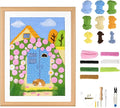 clberni Punch Needle Kit, Punch Needle Embroidery kit, Needlepoint Kits by punchneedlekitadult