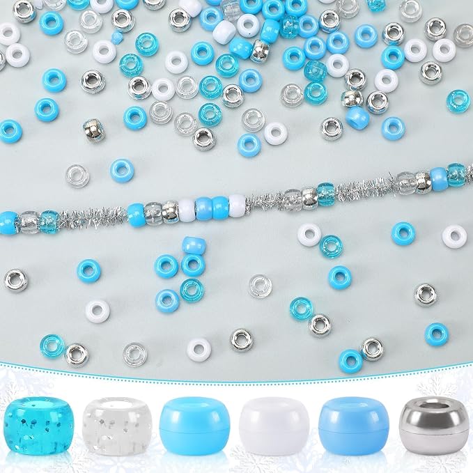 UPINS 1200Pcs Winter Pony Beads - Image 3