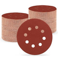 5 Inch 8 Hole Sanding Discs, 150 PCS 400 Grit Hook and Loop Sandpaper, Round Aluminum Oxide Sand Paper Discs for Random Orbital Sander