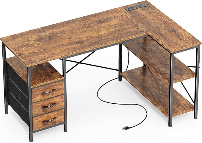 Huuger L Shaped Office Desk by Huuger