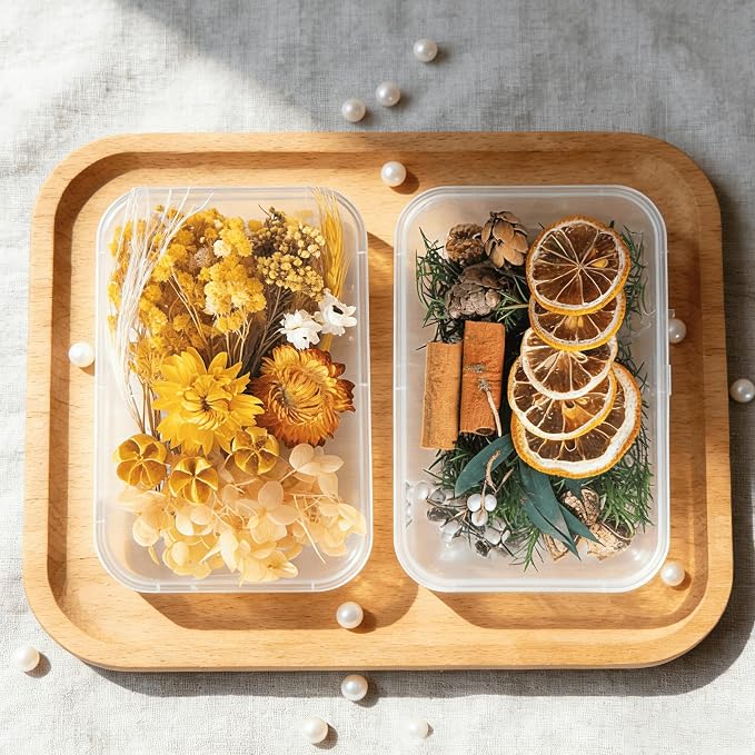 2PCS Dried Flowers Kit, Natural Dried Flowers Kit - Image 2