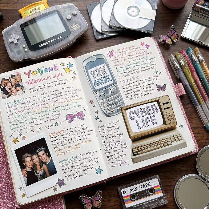 100 Pcs Y2K Retro Tech Stickers - Image 4