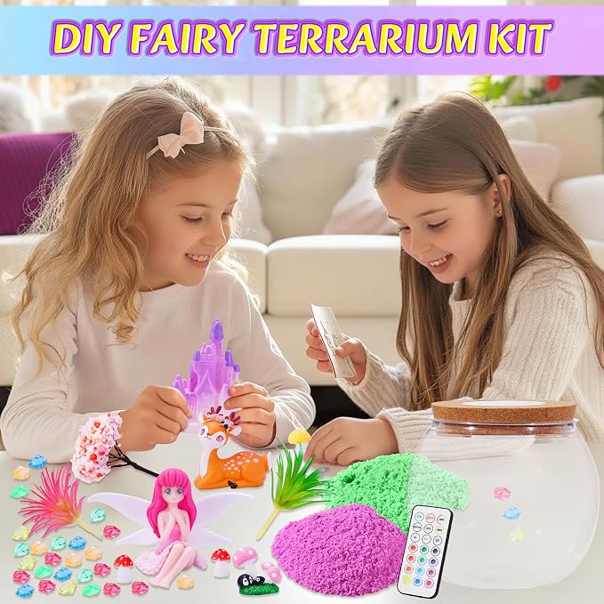 Gifmore Fairy Light Up Terrarium Kit - Image 3
