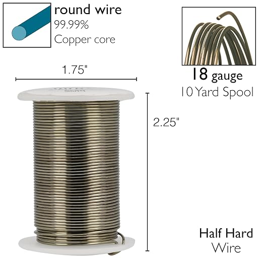 The Beadsmith Wire Elements 18-Gauge Lacquered Tarnish-Resistant Copper Wire - Image 4