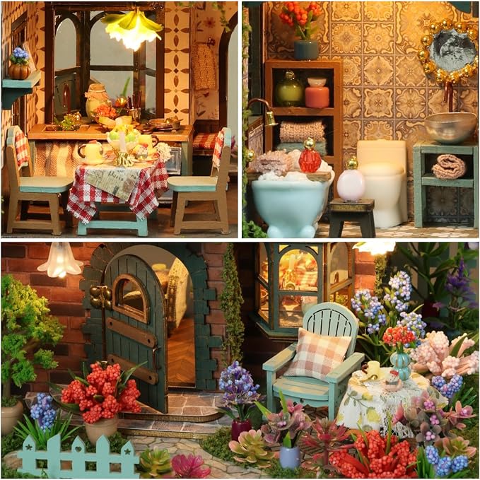 RHZN Miniature House Kit, Miniature Kit, Mini House Building Kit - Image 4