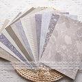 15Pcs Handmade Scrapbook Art Paper Craft Textured Paper Colorful A5 sheet Mesh by LewuwoPoing