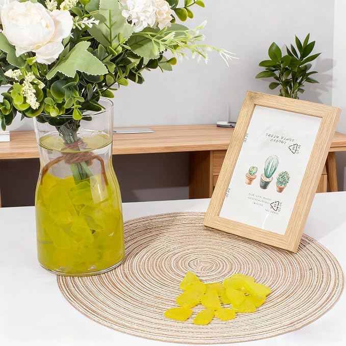 Keedolla Tumbled Sea Glass for Crafts - 40 OZ Flat Frosted Seaglass Pieces for - Image 5