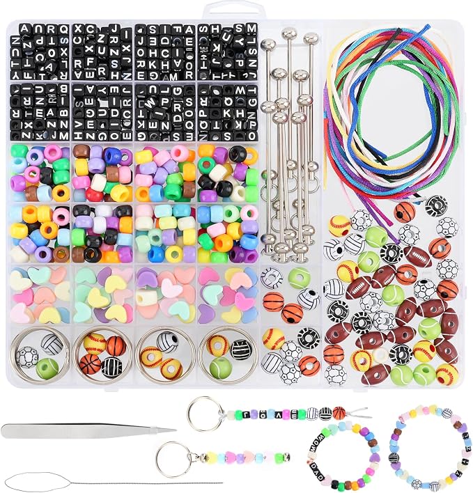 WoBiogHo 675 PCS DIY Keychain Making Kit - Image 8