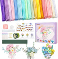 800 PCS Pipe Cleaners Craft, Pipe Cleaners Flowers Kit by Uniartfy