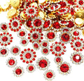 100pcs Sew on Rhinestones Crystal Gems Sunflower by UYTRDVG