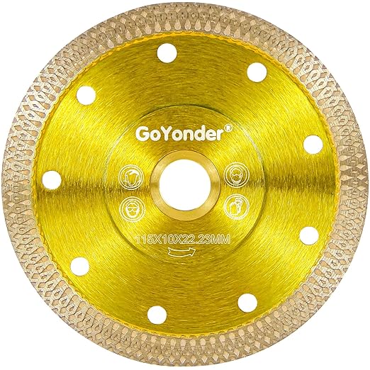 4.5"D115mm Super Thin Diamond Ceramic Saw Blade Porcelain Cutting Blade for Cutting Ceramic Or Porcelain Tile