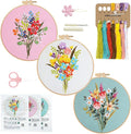 RidaaFri Embroidery Kit for Beginners, Hand Embroidery Practice Set by RidaaFri