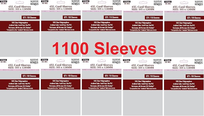Sleeve Kings 4XL Card Sleeves 103 X 128 mm by SleeveKings