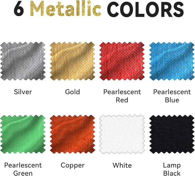 AUREUO Iridescent Fabric Paint Set - Image 2