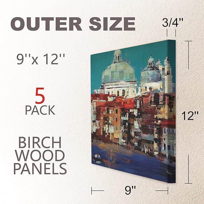 Cupohus Unfinished Birch Wood Boards Canvas - Image 6