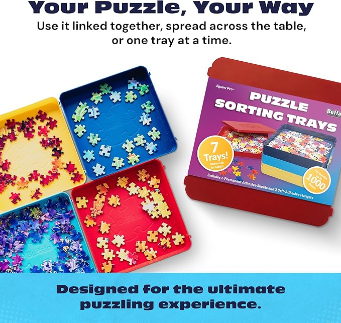 Buffalo Games - Puzzle Sorting Trays - 7 Count - Image 2