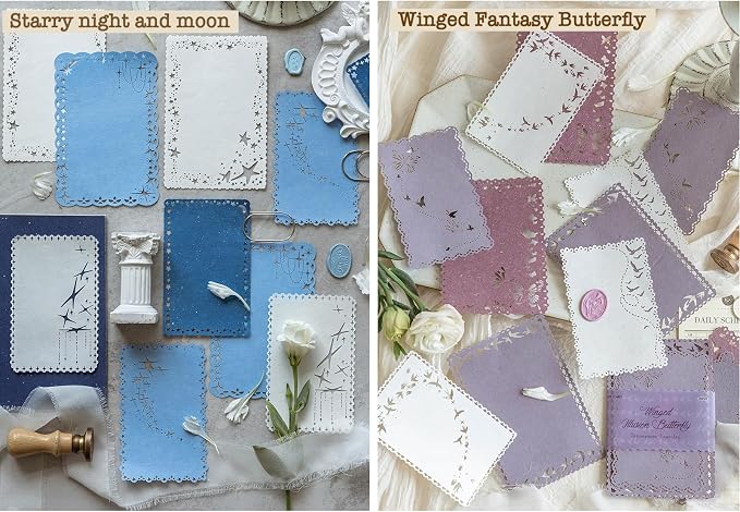 60Pcs Textured Scrapbook Paper Kit - Image 7