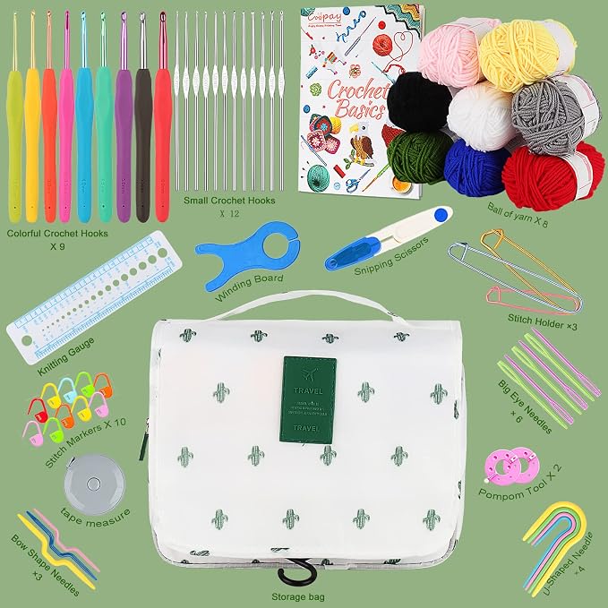 Coopay Upgraded Crochet Kit for Beginners, Crochet Set - Image 6