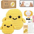 WaldyWop Crochet Kit for Beginners: 2 PCS Easy Complete Knitting Kit by WaldyWop
