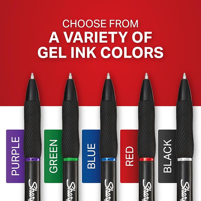 Sharpie S-Gel Pens, Medium Point, Journaling, Note-Taking, College Supplies - Image 8
