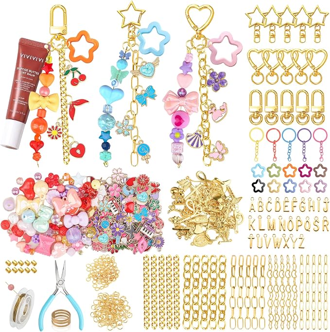 Ecoofor 364 Pcs Keychain Making Kit by Ecoofor
