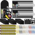 288 Pcs Mini Tape Screwdriver Keychain Set Christmas Men Gifts Bulk Adult Party Favors Multitool Pen Card Tool Measuring Keychains Stocking Christmas Stuffers for Men Dad (Multicolor)