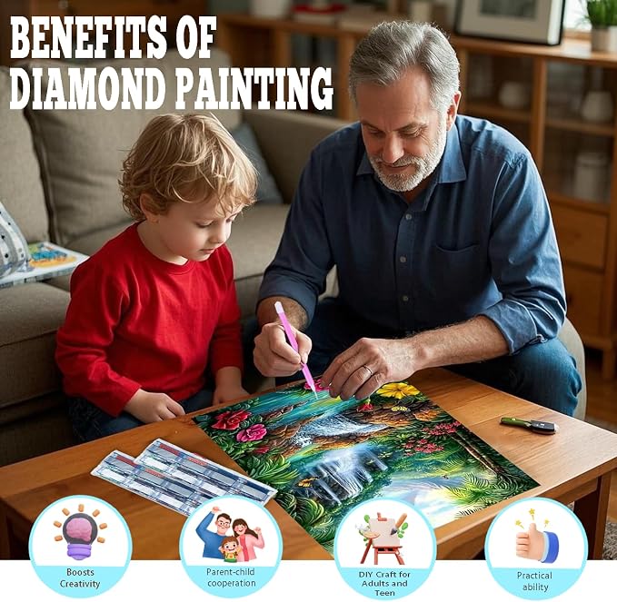 DOZEEZOP 4 Pack 5D Diamond Painting Kits - Image 5