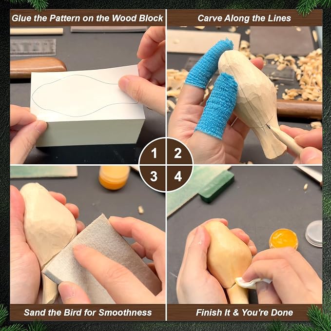 Wood Carving Kit Whittling Knife - Image 5